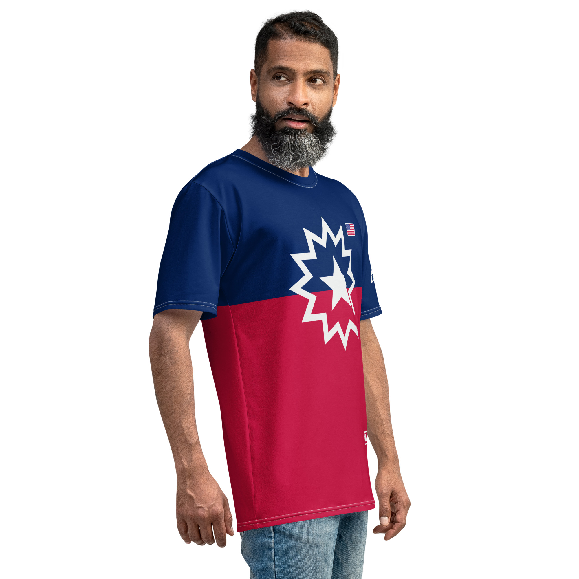 Efterår falskhed realistisk Juneteenth Flag T-Shirt - ArtGear