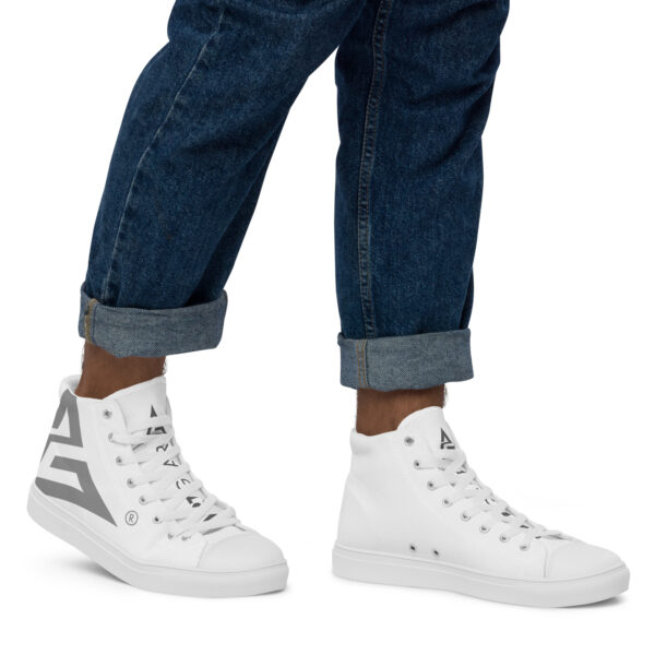 Men’s White high tops - Image 2